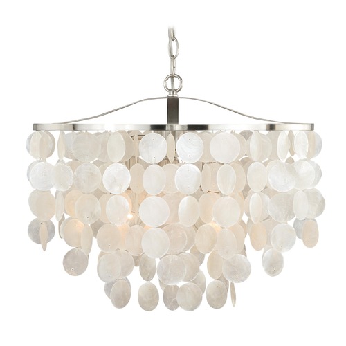 Elsa Satin Nickel Pendant by Vaxcel Lighting