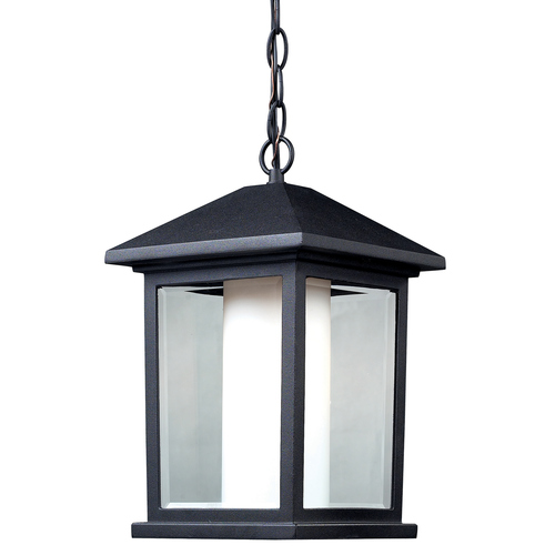 Mesa Black Outdoor Hanging Light by Z-Lite