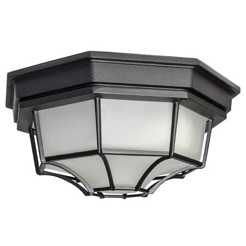 Crown Hill LED E26 Black LED Flush Mount by Maxim Lighting