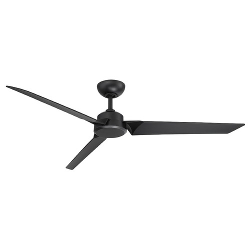 Roboto 62-Inch Smart Outdoor Fan in Matte Black by Modern Forms