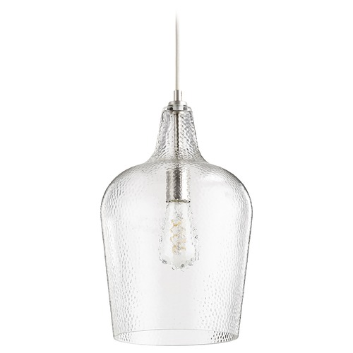 Quorum Lighting Satin Nickel Pendant by Quorum Lighting 8143-65