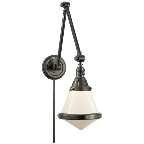 Visual Comfort Signature Collection Thomas OBrien Gale Library Light in Bronze by Visual Comfort Signature TOB2156BZWG