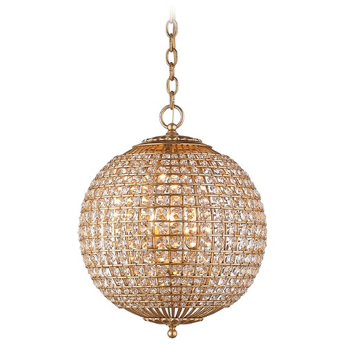 Visual Comfort Signature Collection Aerin Renwick Small Orb Chandelier in Gild by VC Signature ARN5100GCG