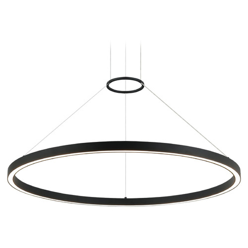 Matteo Lighting O'hara Matte Black LED Pendant Light
