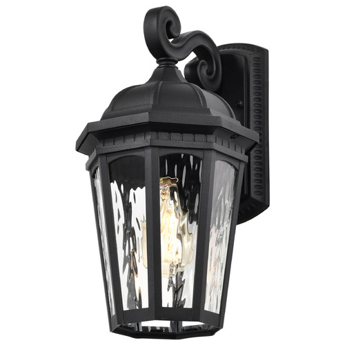 East River Matte Black Outdoor Wall Light by Nuvo Lighting