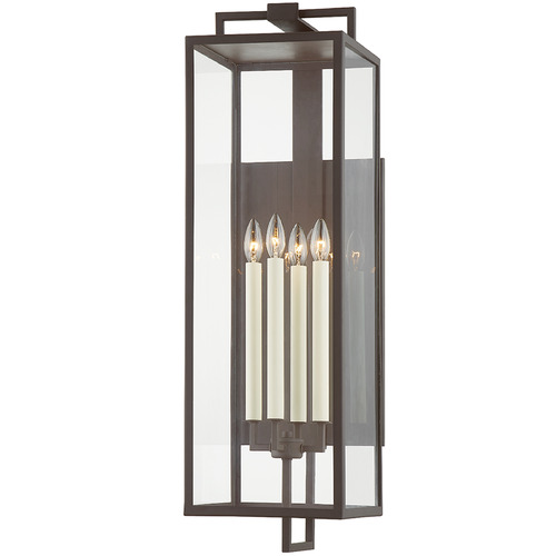 Troy Lighting Troy Lighting Beckham Textured Bronze Outdoor Wall Light B6384-TBZ