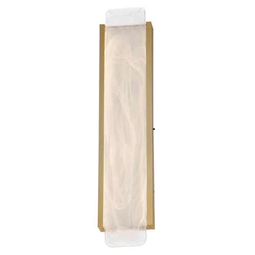 Et2 Celine Natural Aged Brass LED Vertical Bathroom Light