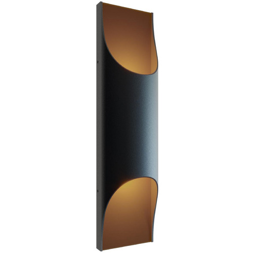 Afx Lighting Harrison Black & Copper LED Outdoor Wall Light