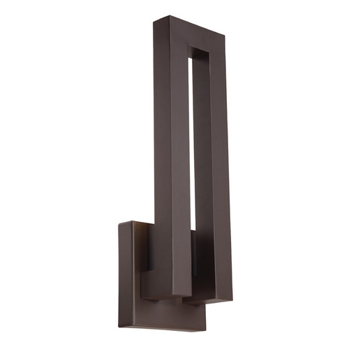Modern Forms by WAC Lighting Forq 18-Inch LED Outdoor Wall Light in Bronze by Modern Forms WS-W1718-BZ