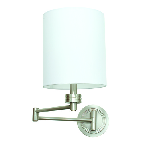 Decorative Wall Swing Satin Nickel Swing-Arm Lamp by House of Troy Lighting