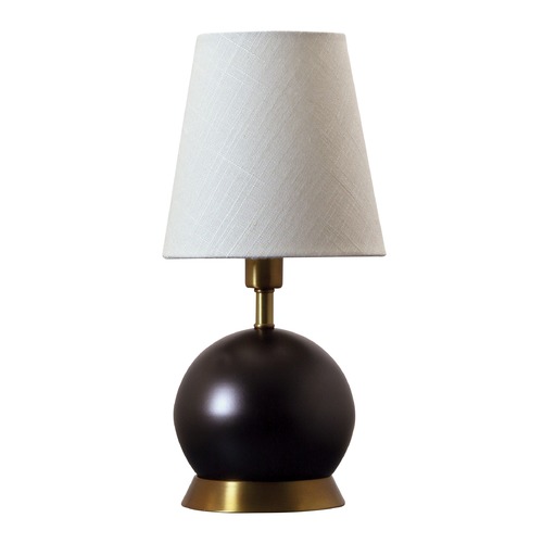 House of Troy Lighting House of Troy Geo Mahogany Bronze with Weathered Brass Accents Accent Lamp GEO111