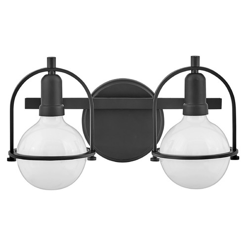 Somerset 2-Light Vanity Light in Black by Hinkley Lighting