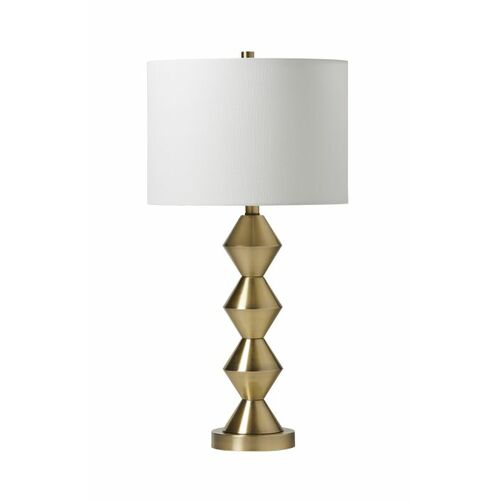 Craftmade Lighting Satin Brass Table Lamp by Craftmade Lighting 86244