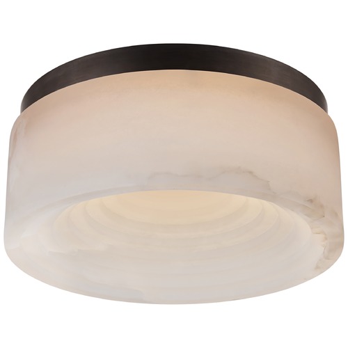 Visual Comfort Signature Collection Kelly Wearstler Otto Small Flush Mount in Bronze by Visual Comfort Signature KW4901BZALB