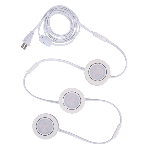 White LED Under Cabinet Puck Light by Craftmade Lighting