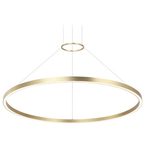 Matteo Lighting O'hara Brushed Gold LED Pendant Light