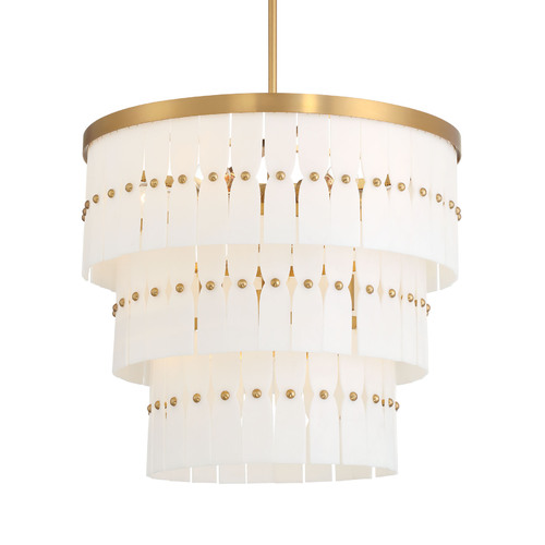 Coronelle 9-Light Pendant in Legacy Brass by Minka Lavery