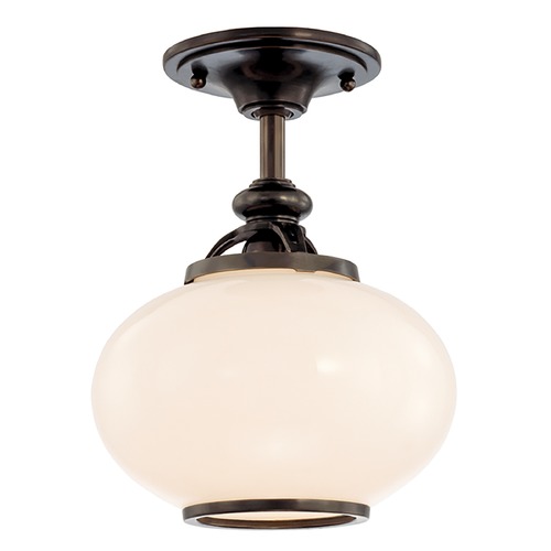 Canton Semi-Flush Mount in Old Bronze by Hudson Valley Lighting