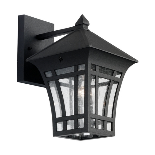 Generation Lighting Herrington Outdoor Wall Light in Black by Generation Lighting 88132-12