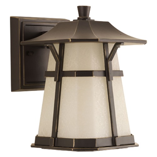 Derby LED Outdoor Wall Light in Bronze by Progress Lighting