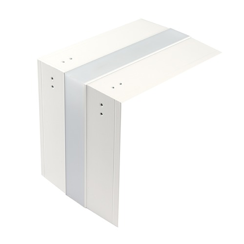 WAC Lighting InvisiLED White Recessed Channel For Convex Corners by WAC Lighting LED-T-WTW1-WT