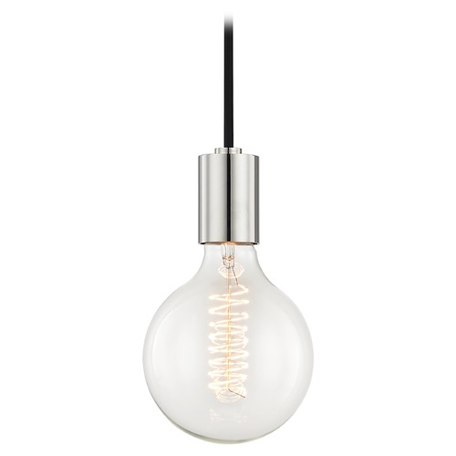 Mitzi by Hudson Valley Ava Polished Nickel Mini Pendant by Mitzi by Hudson Valley H109701-PN