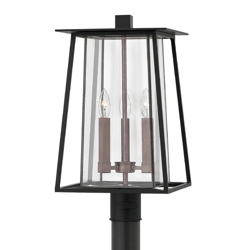 Walker 20.75-Inch Outdoor Post Light in Black by Hinkley Lighting