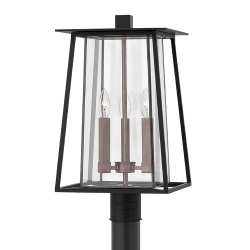 Hinkley Walker 20.75-Inch Outdoor Post Light in Black by Hinkley Lighting 2101BK