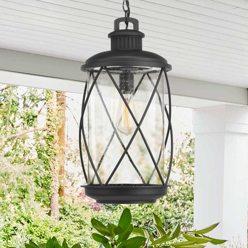 Hollingsworth Black Outdoor Hanging Light by Progress Lighting