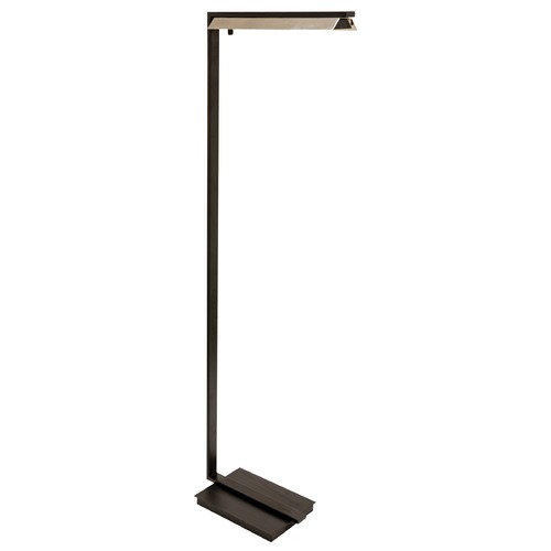 Jay Black with Polished Nickel LED Floor Lamp by House of Troy Lighting
