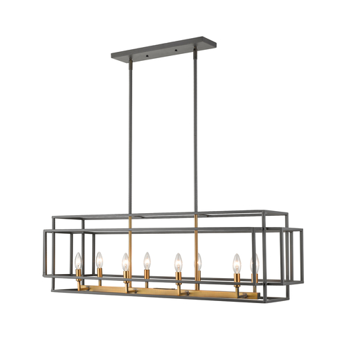 Titania Bronze & Olde Brass Linear Light by Z-Lite