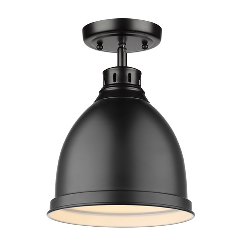 Golden Lighting Duncan Wall Scocne in Matte Black by Golden Lighting 3602-FMBLK-BLK