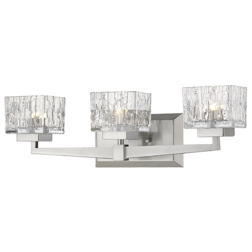 Z-Lite Rubicon Brushed Nickel Bathroom Light by Z-Lite 1927-3V-BN