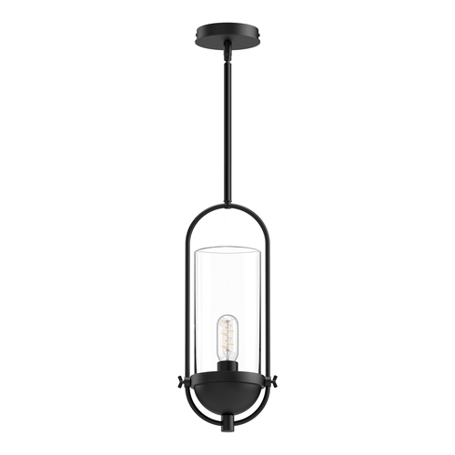 Alora Lighting Cyrus Matte Black Mini-Pendant Light with Cylindrical Shade
