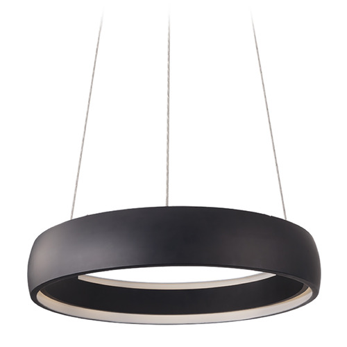 Kuzco Lighting Halo Black LED Pendant Light