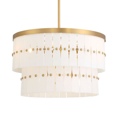 Coronelle 6-Light Pendant in Legacy Brass by Minka Lavery