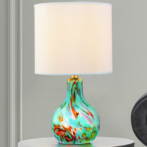 Lite Source Lighting Pepita Aqua Table Lamp by Lite Source Lighting LS-20073AQUA