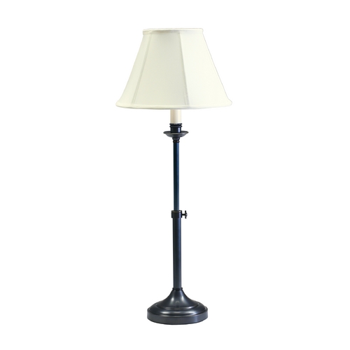 Club Adjustable Table Lamp in Oil Rubbed Bronze by House of Troy Lighting