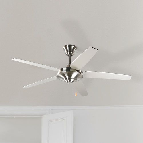 Air Pro 54-Inch Ceiling Fan in Brushed Nickel by Progress Lighting
