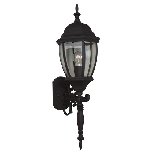 Craftmade Lighting Bent Glass Matte Black Outdoor Wall Light by Craftmade Lighting Z280-TB