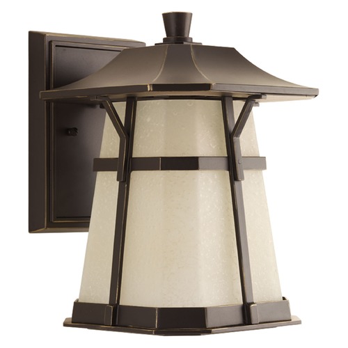 Derby LED Outdoor Wall Light in Bronze by Progress Lighting
