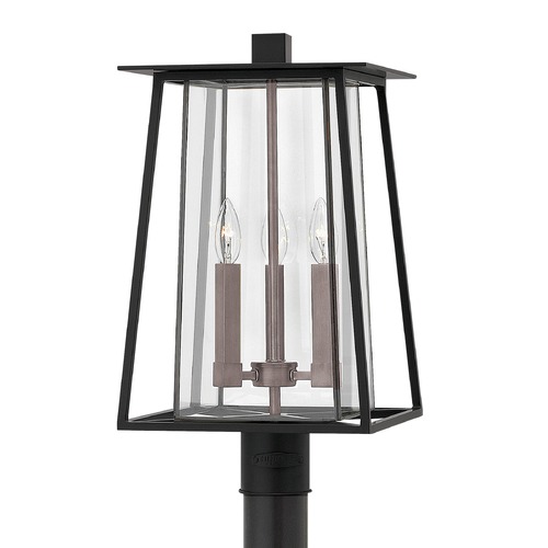 Walker 20.75-Inch LED Post Light in Black by Hinkley Lighting
