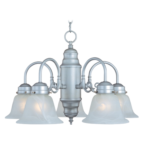 Maxim Lighting Maxim Lighting Builder Basics Satin Nickel Chandelier 91197MRSN