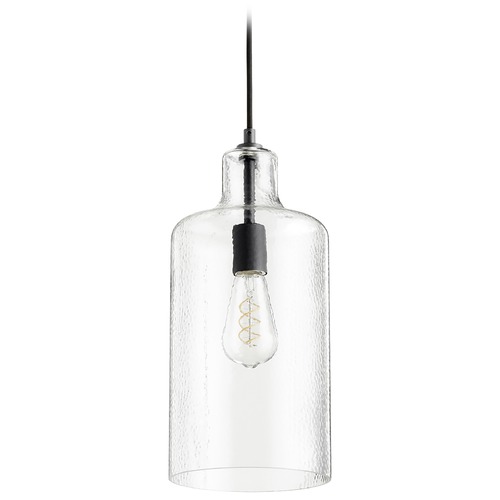 Quorum Lighting Noir Pendant with Cylindrical Shade by Quorum Lighting 8141-69