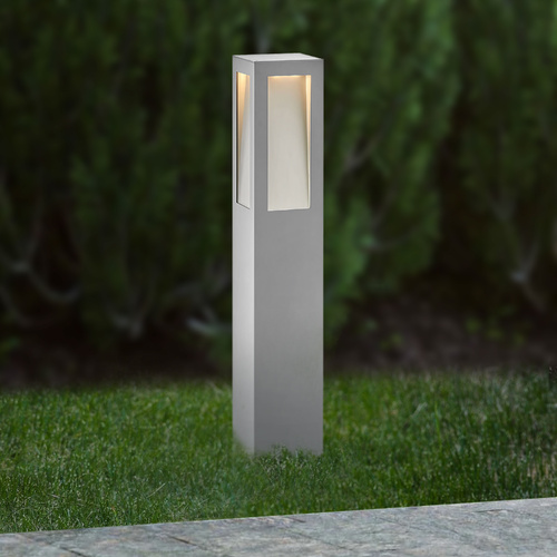 Taper 36-Inch LED Bollard in Titanium by Hinkley Lighting