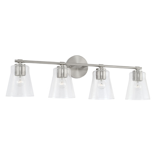 Baker 31.75-Inch Vanity Light in Brushed Nickel by HomePlace by Capital Lighting