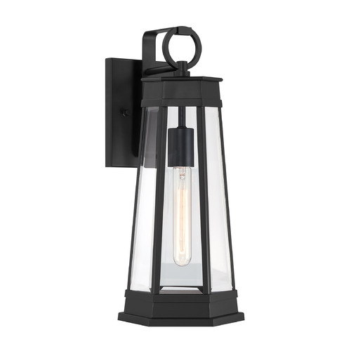 Savoy House Lighting Payne Matte Black Outdoor Wall Light