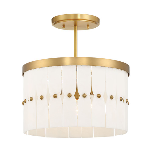 Coronelle 3-Light Convertible Semi-Flush in Brass by Minka Lavery