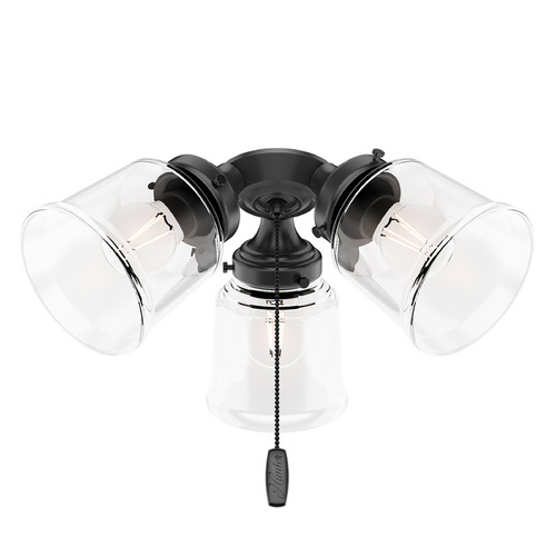 Casablanca Fan Co Casablanca Fan Co Samantha Matte Black LED Fan Light Kit 99048