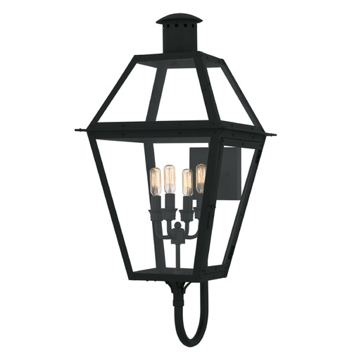Quoizel Lighting Quoizel Lighting Rue De Royal Earth Black Outdoor Wall Light RO8414EK